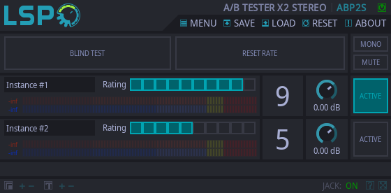 A/B Prüfer x2 Stereo